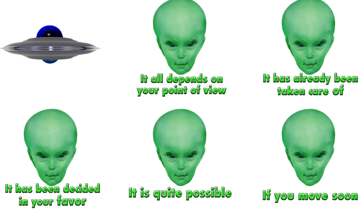 Ask An Alien Sticker Pack for iMessage