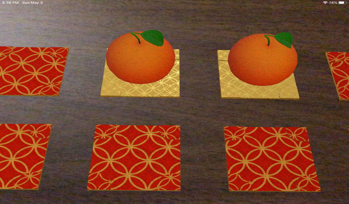 Mandarin Memory Cards Oranges